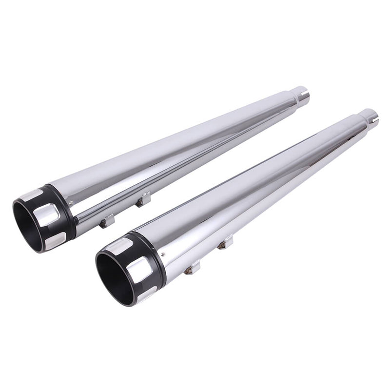 4" Slip On Mufflers for Harley Touring Road Street Glide 1995-16 Exhaust Pipes