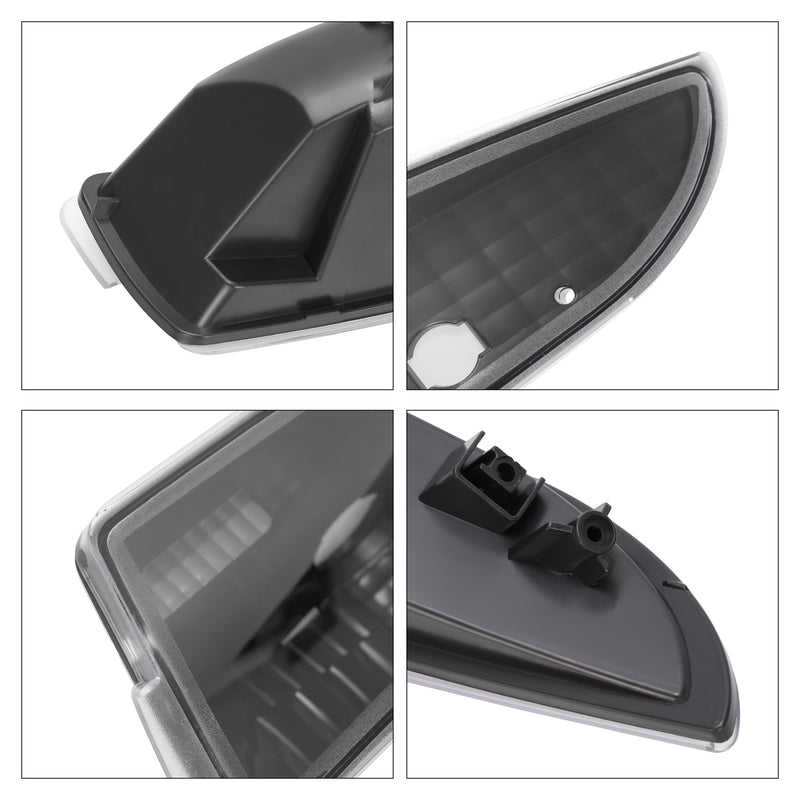 Black Side Marker Turn Signal Light Bumper Lamp for Chevy Camaro 1993-2002 4PCS