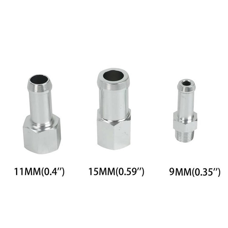 Universal Aluminum 2.5L Water Coolant Radiator Overflow Recovery Tank Bottle