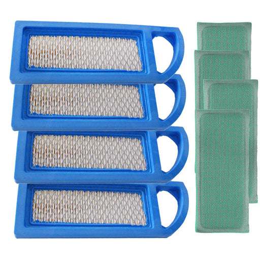 DURAFORCE Air Filter for B&S 697153 698083 795115 697015 695547 697014 M149171 4 Pieces