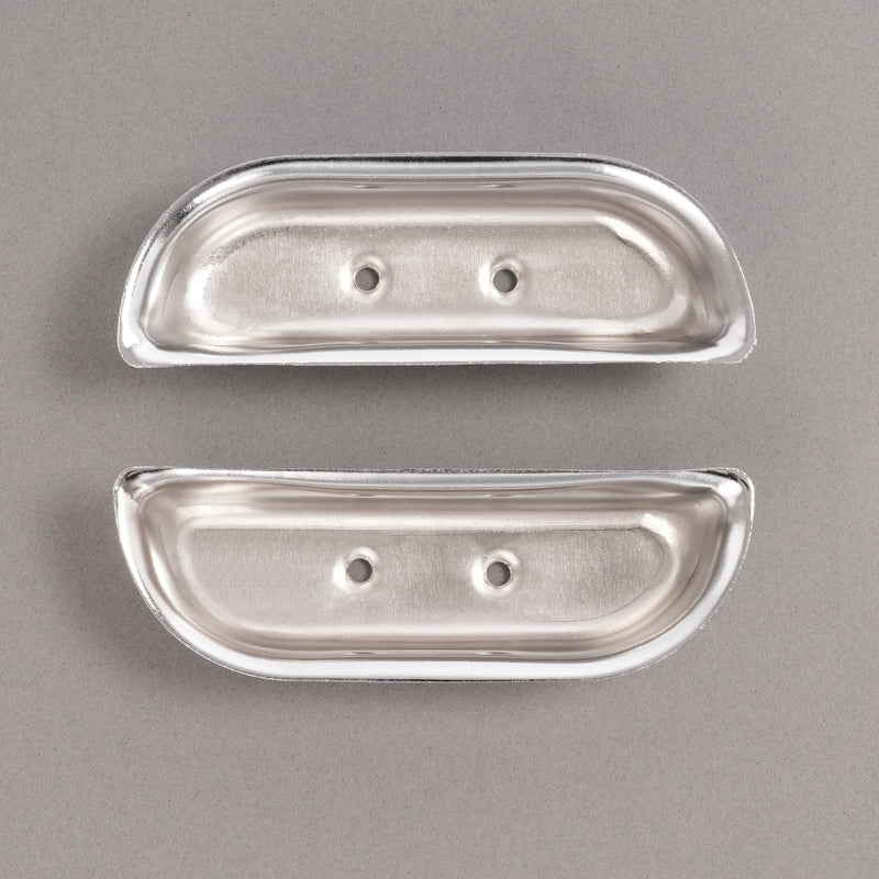 Door Panel Arm Rest Cups Steel Chrome for Ford F-100 F-150 F-350 1973-1979