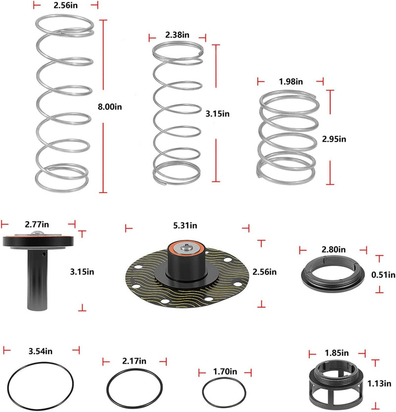 1-1/4"-2" Backflow Preventer Repair Kit for Wilkins and for Zurn 975XL 975XL2