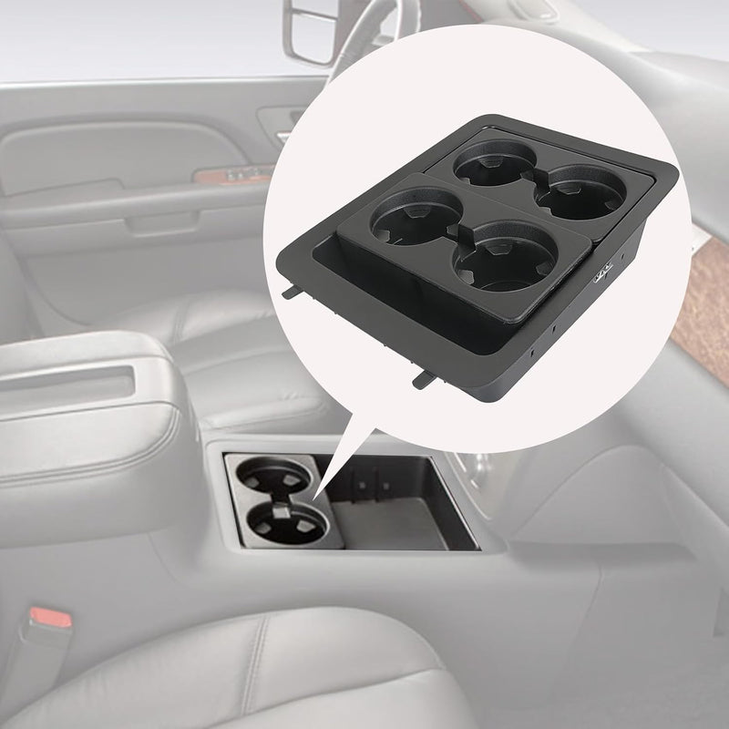 22860866 Center Console Tray Cup Holder Bezel for Chevrolet GMC 2007-2014