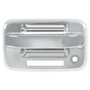 DURAFORCE Chrome Door Handle Tailgate Covers With Keypad for Ford F150 2004-2014 4 Door