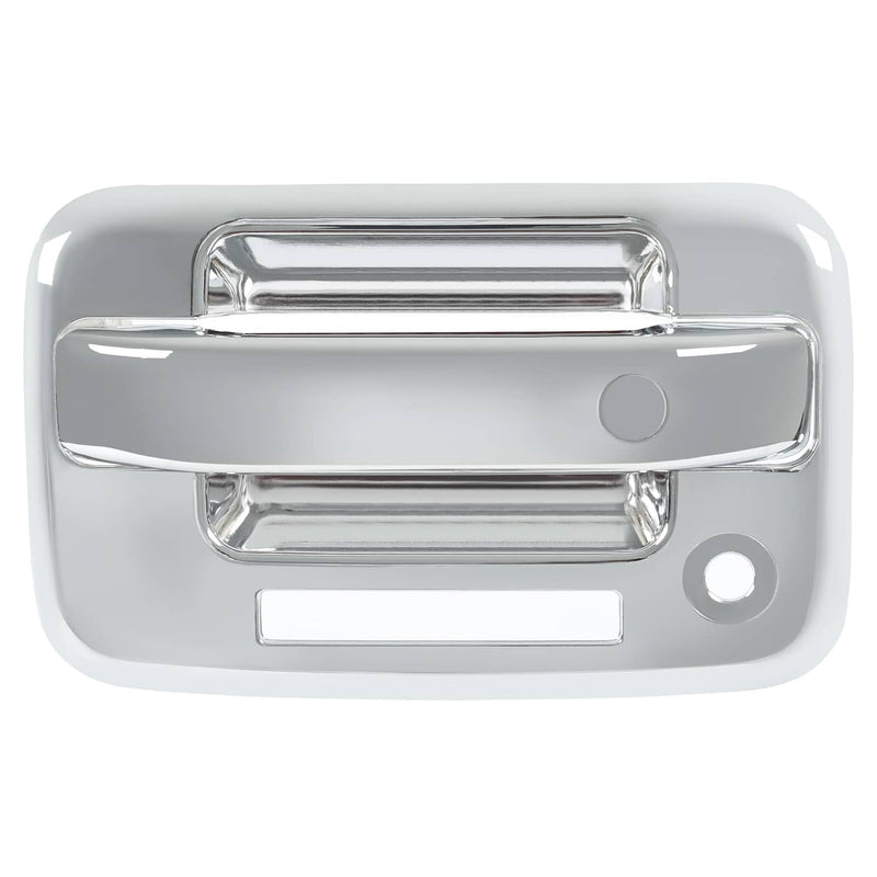 DURAFORCE Chrome Door Handle Tailgate Covers With Keypad for Ford F150 2004-2014 4 Door