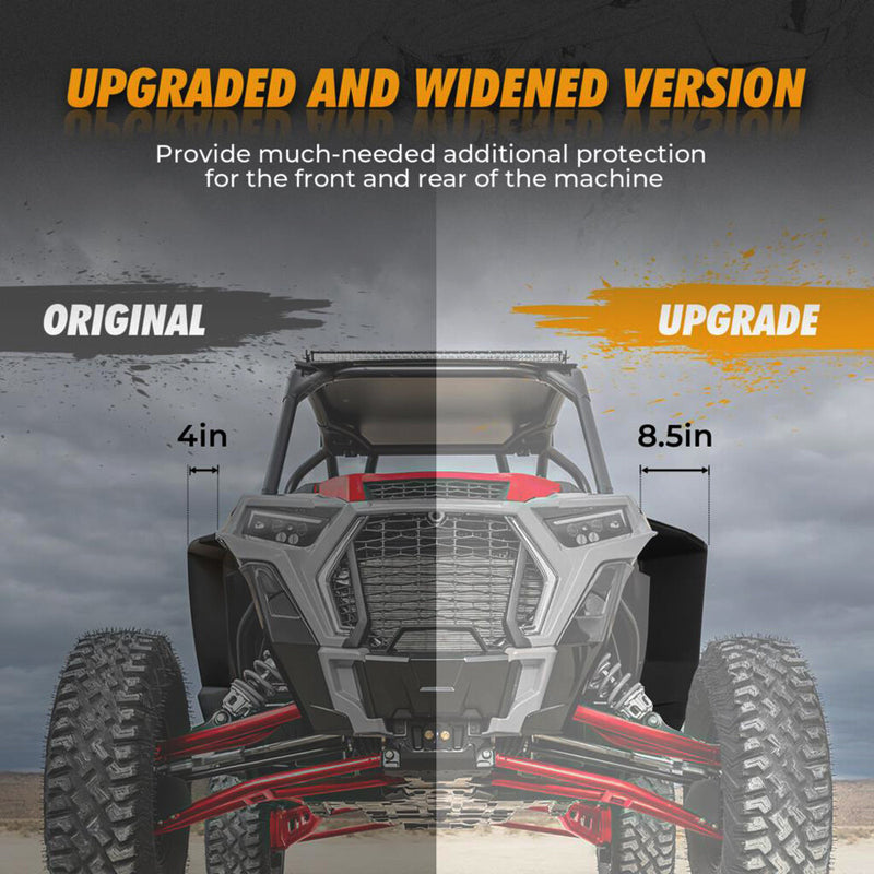 2881985 XXL 8.5" Front Fender Flares for Polaris RZR S 900 RZR 4 900 2015-2020