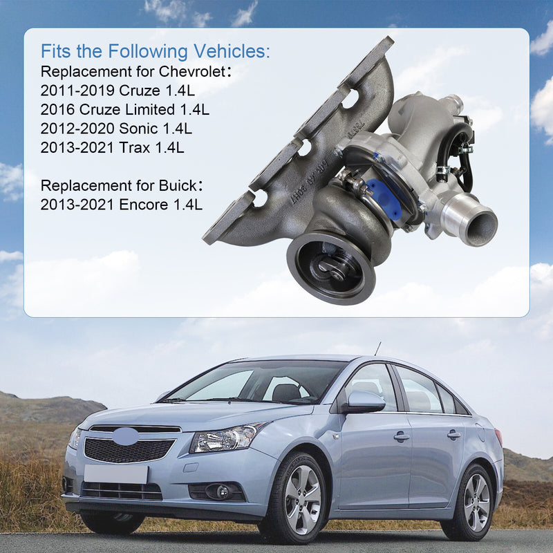 55565353 Turbocharger for Chevrolet Cruze Sonic Trax Buick Encore 1.4L