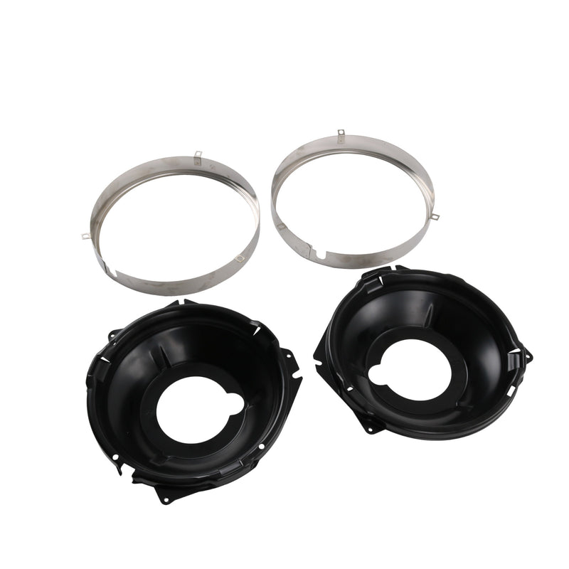 Headlamp Retaining Ring Mounting Bucket Kit for Camaro Nova w/ Hardware 28pcs