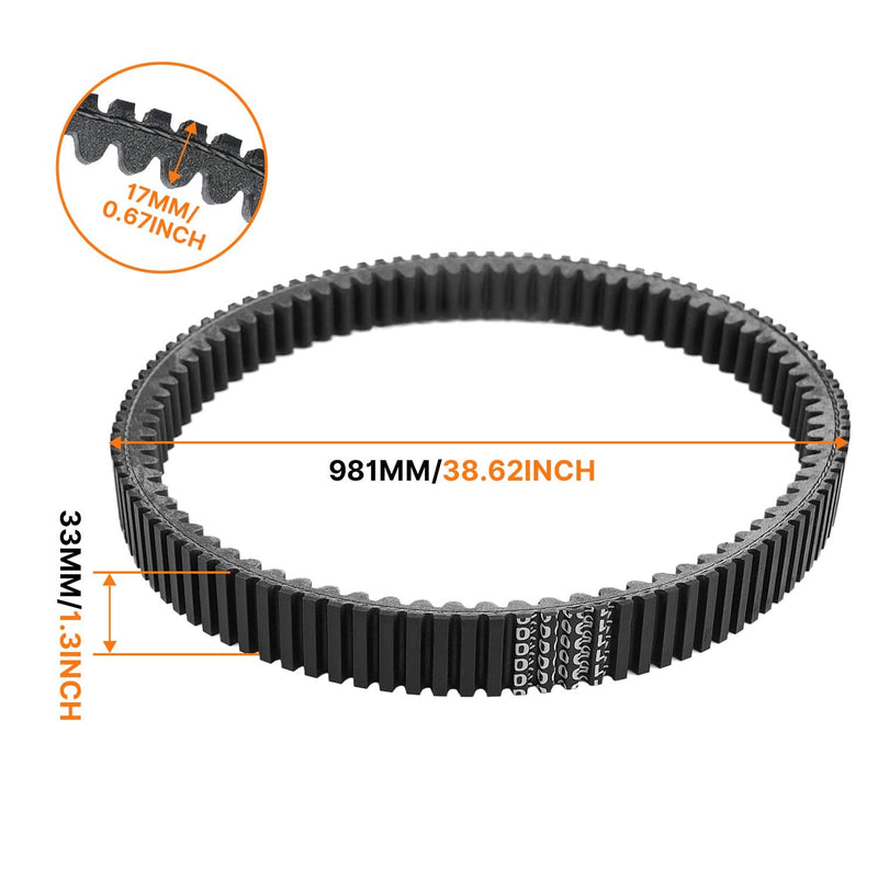 422280366 Clutch Drive Belt Fits for Can-Am Outlander Renegade Max 1000R 570