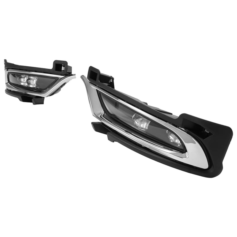 DURAFORCE LED Chrome Fog Lights Driver Passenger Side for Chrysler 300 2015-2024 2021 Pair