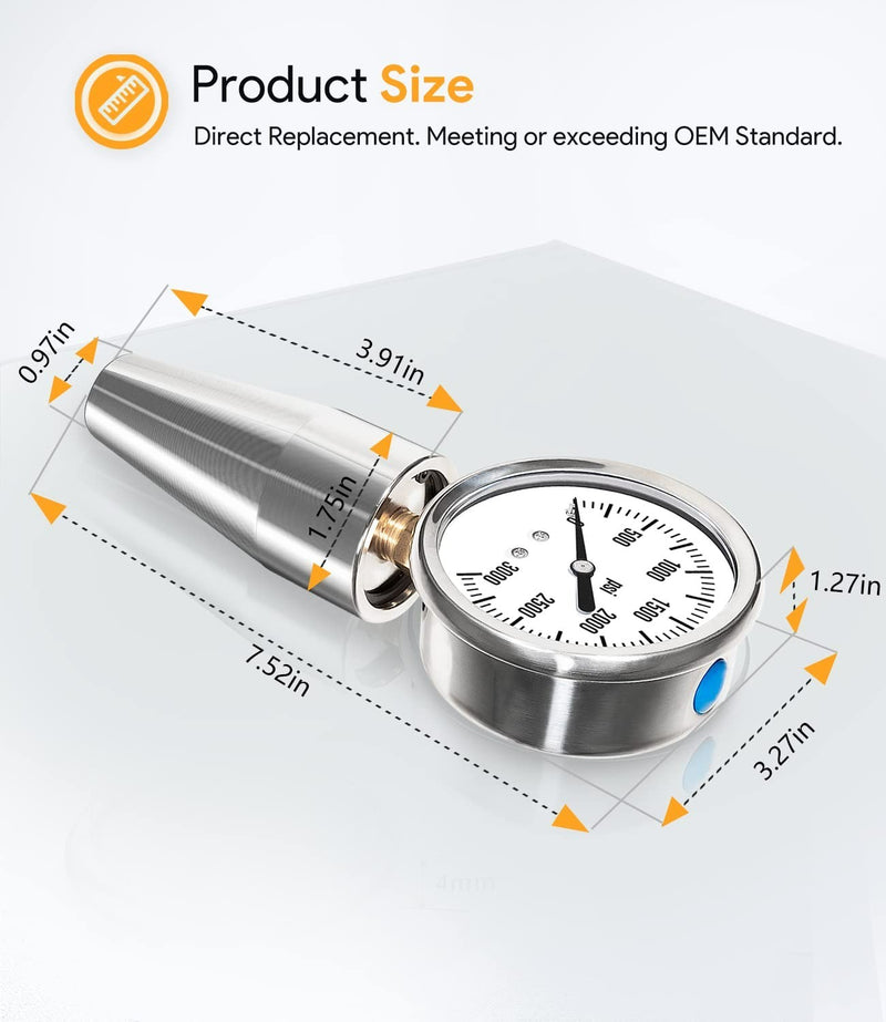 Drawbar Force Gage Spindle Force Test Gauge for CAT40 or BT40 CNC Machines