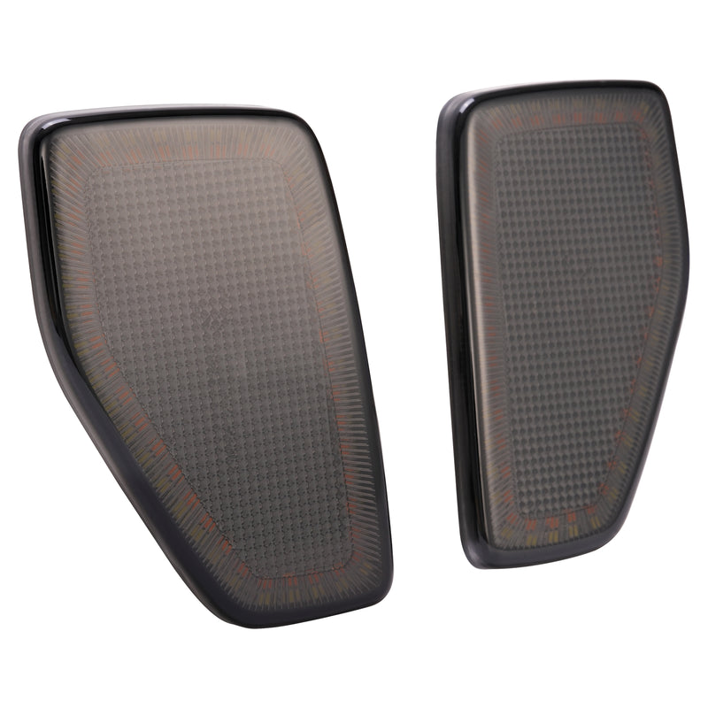 Smoked Full LED Front Fender Side Marker Lights for Hummer H3 05/06-10 H3T 09-10