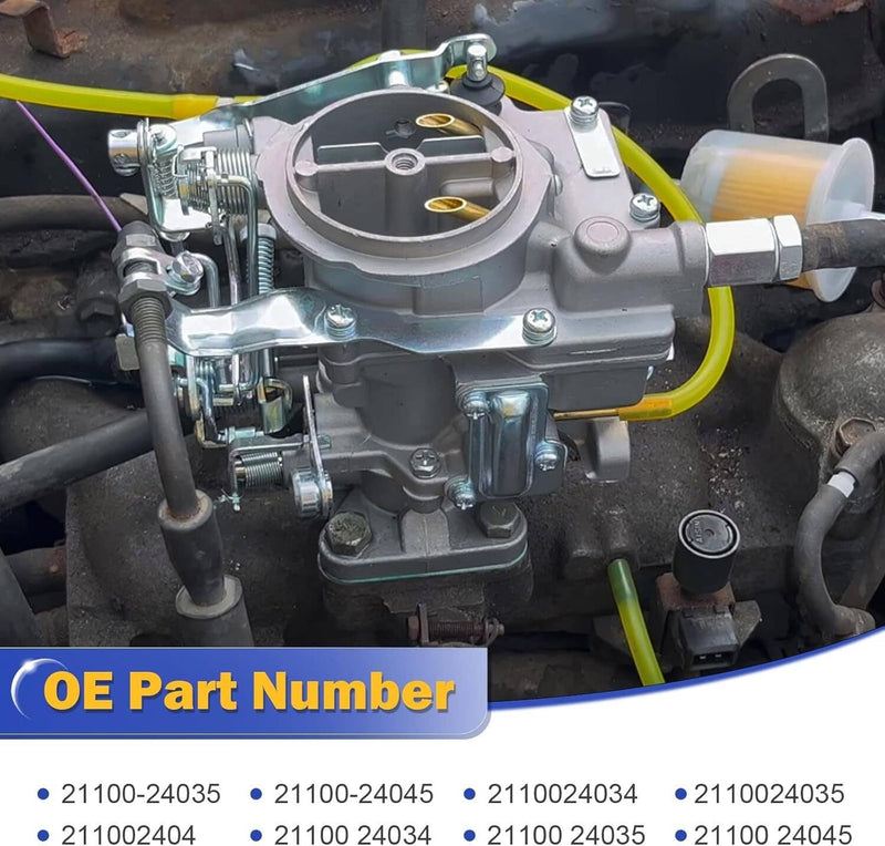 2 Barrel Carburetor Carb 21100-24035 for Suzuki Samurai Corolla 3K 4K 1986-1988