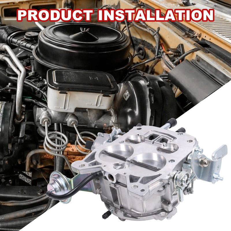 650 CFM Electric Choke Rochester Quadrajet 4 Barrel Carburetor for 305-350