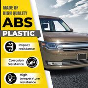 DURAFORCE Fog Light Bezel Trim Cover for Ford Flex 2013-2019 Driver Passenger Side Pair