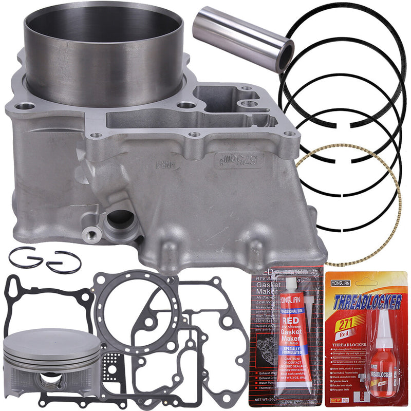 Cylinder Piston Head Gaskets Rebuild Kit for Honda Rincon 680 TRX680 06-21