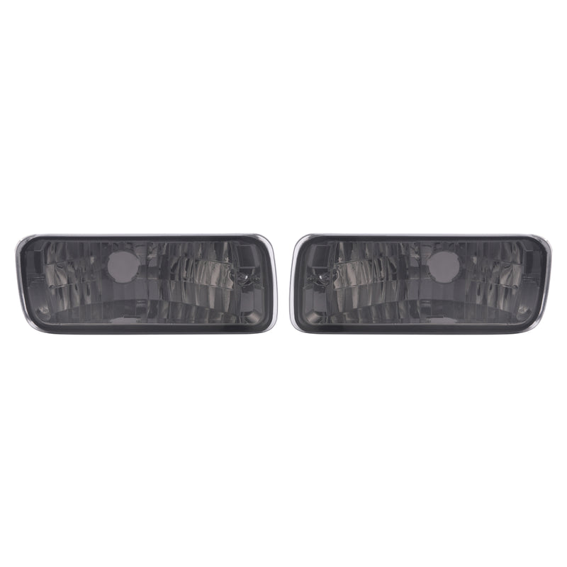 Smoke Lens Bumper Turn Signal Light Assembly for Chevy Camaro 1985-1992