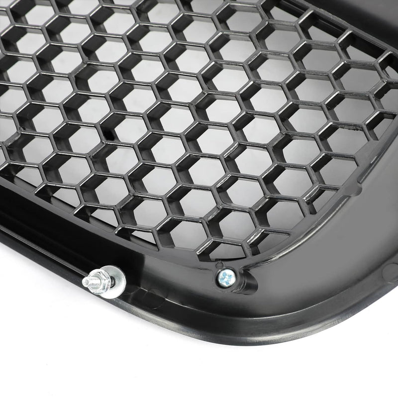 DURAFORCE Front Upper Kidney Grille Insert Left Right Black ABS for Pontiac GTO 2004-2006