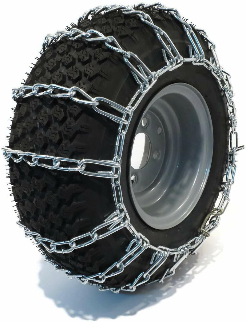 Oakten Set of Two Tire Chains for Tire Size 20X8X8 20X8X10 2 Link