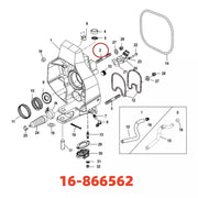 DURAFORCE 16-866652 Gimbal Housing Studs for Mercruiser Alpha 1 Gen II Bravo 1 2 3 4 Piece