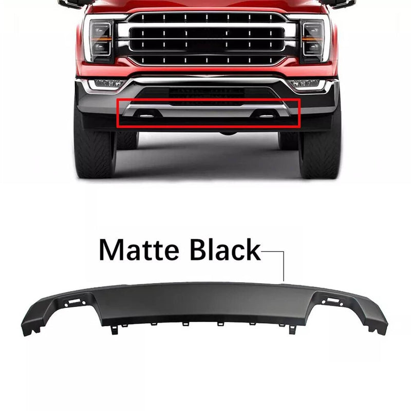 Front Bumper Lower Molding Trim Valance Matte for Ford F150 2021 2022 2023