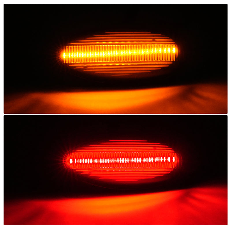 LED Side Marker Lights for Chevy Silverado 2500HD 3500HD Dually Bed 2001-2007