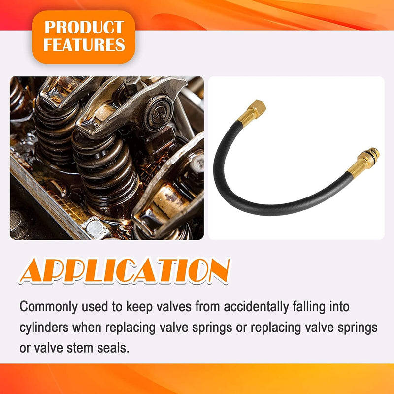 19700 Valve Holder Heavy-Duty 12" Flexible Hose for 14 and 18 Millimeter Threads