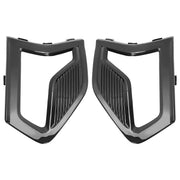 DURAFORCE Front Bumper Fog Light Lamp Grille Covers Bezel Trim for Ford Fusion 2019-2020