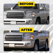 DURAFORCE Corner Signal Marker Lights for Land Cruiser 2005-2007 Chrome Amber L+R Set