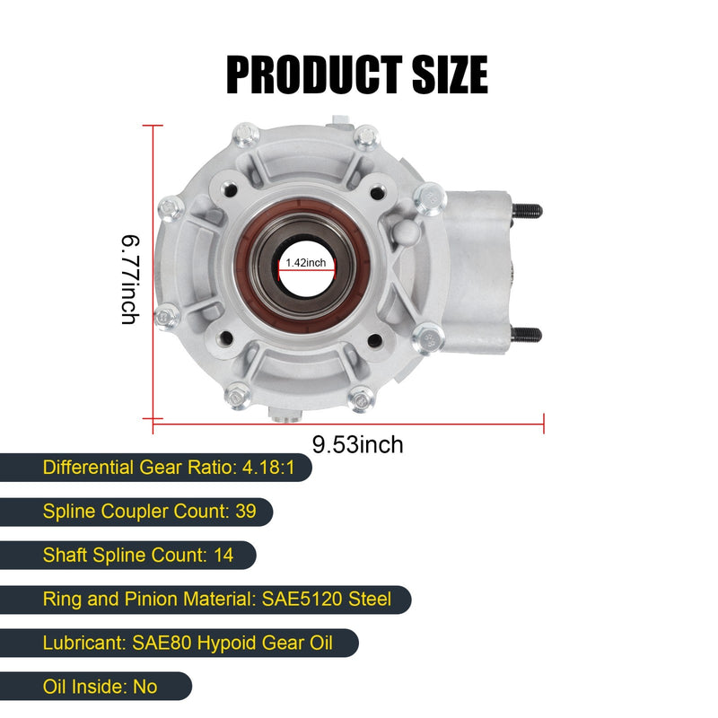 4XE-G6101-01-00 Rear Differential Gear Case for Yamaha Big Bear Bruin 250