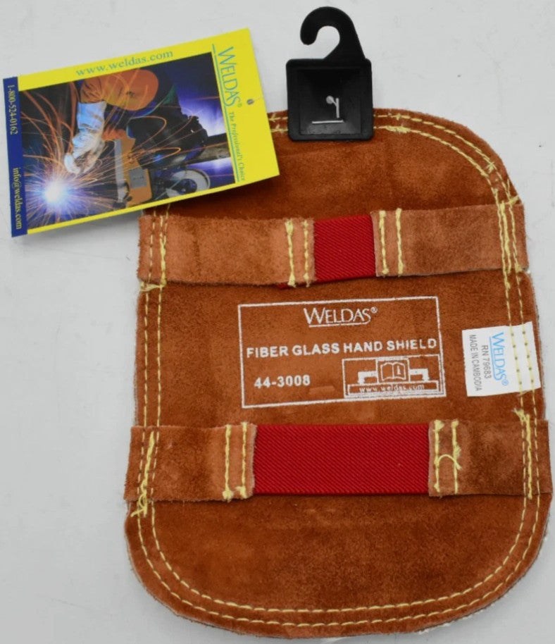 44 3008 Aluminized Fiberglass Leather Welding Hand Shield for Weldas