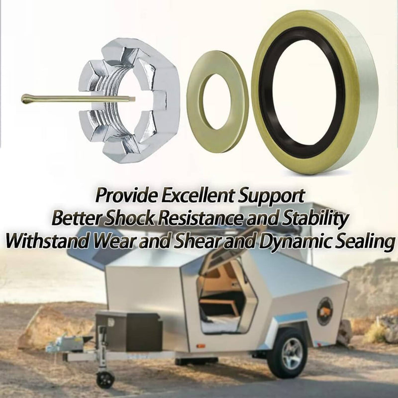 3500LB 1-1/16 to 1-3/8 Boat Trailer Axle Bearing Seal Kit L68149 L44649