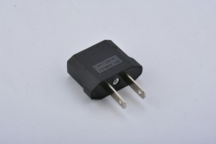 12 Pack EU Europe to US USA Power Jack Wall Plug Converter Travel Adapter