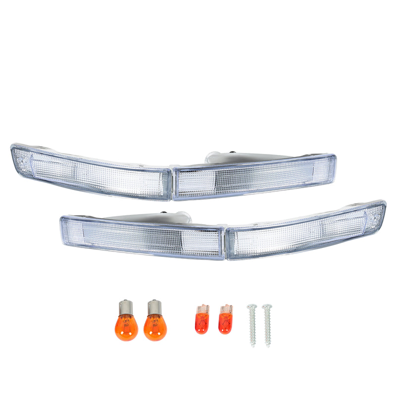 Front Bumper Signal Light Clear Lens Left Right for Lexus LS400 1990-1994