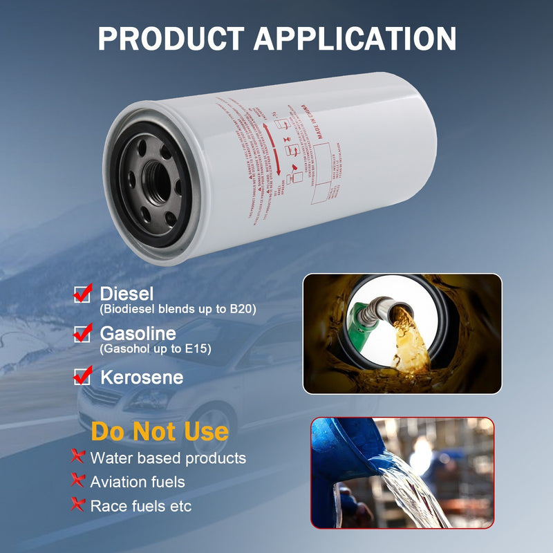 F1810PM0 Fuel Filter 18 GPM 50PSI 10 Micron Spin On Particulate for Fill-Rite