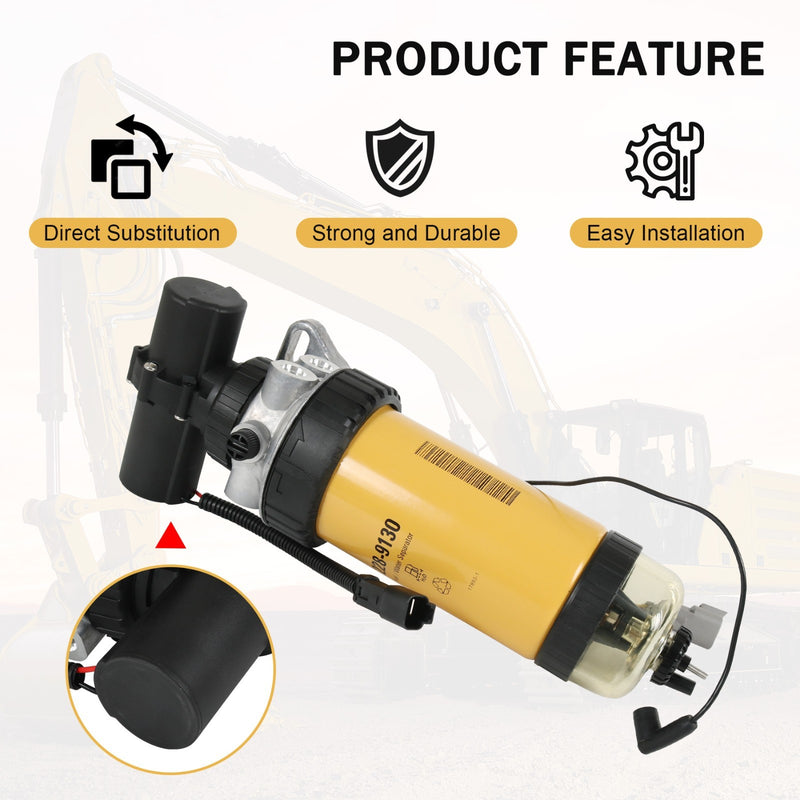 228-9129 Fuel Pump Filter Assy for CAT 3054 3046 414E 416E 420E Loader