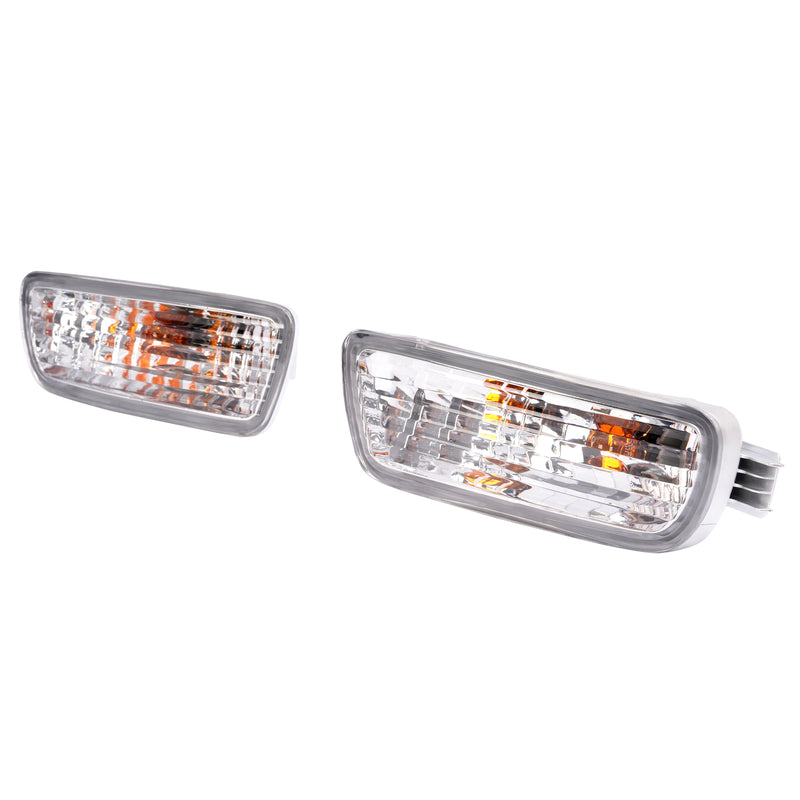 Pair Bumper Turn Signal Lights for Toyota Tacoma 2001-2004 Driver Passenger Side