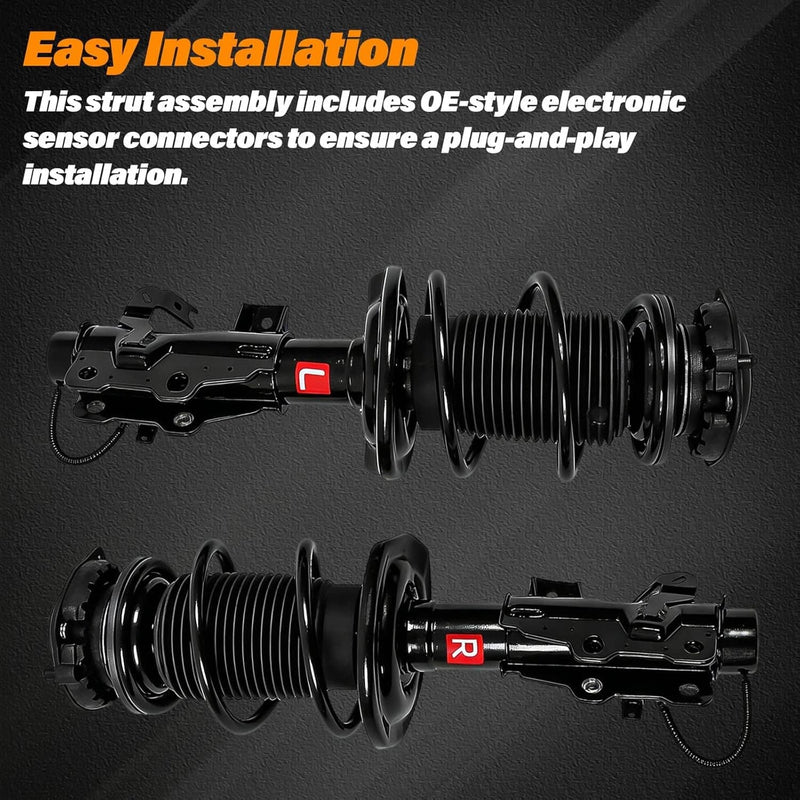 85649816 Pair Front Struts Assys with Electronic for Chevy Camaro 2016-2024