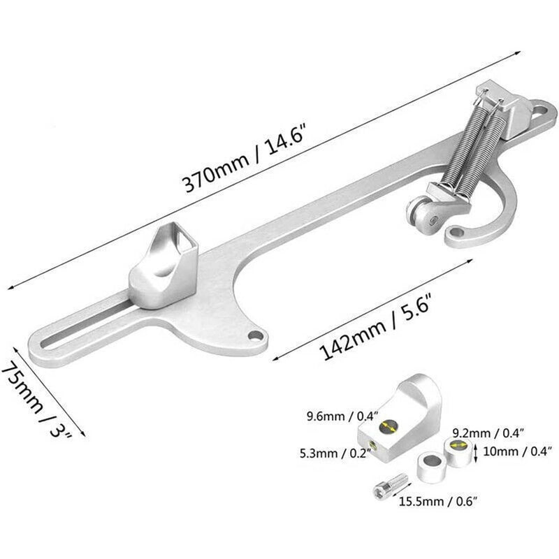 Throttle Cable Carb Bracket for Holley 4150 4160 Carb 350 400 SBC Aluminum