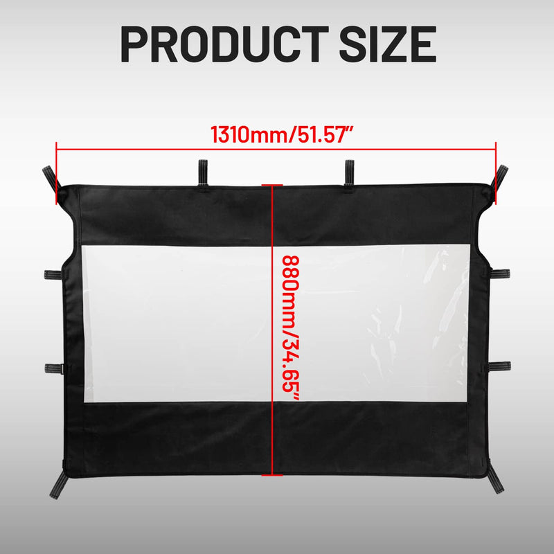 Rear Window Soft Windshield Windscreen for Massimo MSU 500 2010 2015 2016 2017
