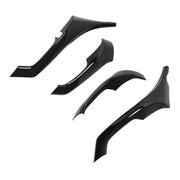 DURAFORCE Interior Door Armrest Cover Trim for Acura TSX 2009-2014 Gloss Black 4Pcs
