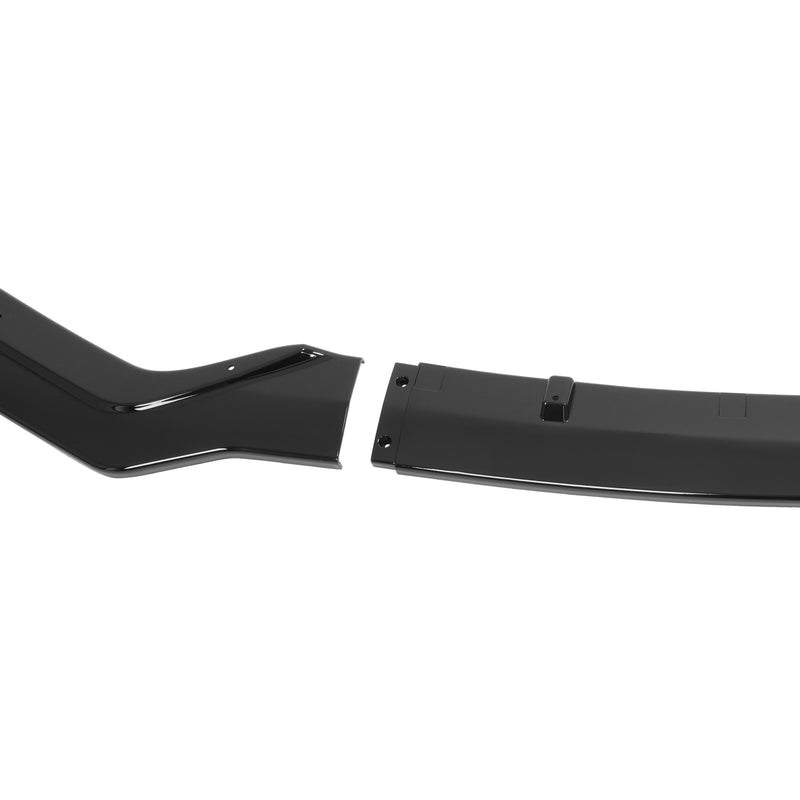 Gloss Black PP Front Bumper Lip Chin Splitter for Infiniti Q50 Sport 18-24 3PC