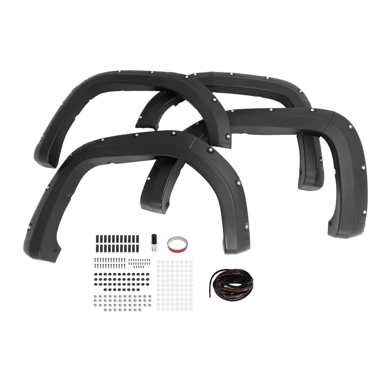 DURAFORCE Fender Flares Front Rear for GMC Sierra 1500 2019-2025 4WD 2WD 20 21 22 23 24