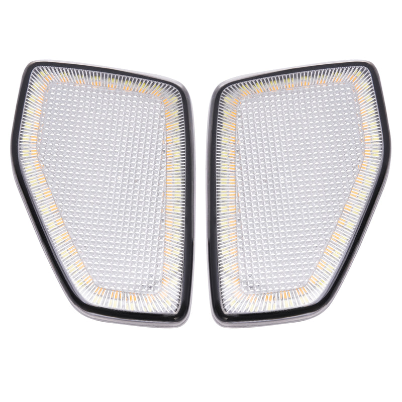 Switchback LED Side Marker Signal Lights Clear Lens for HUMMER H3 2005-2010 Pair