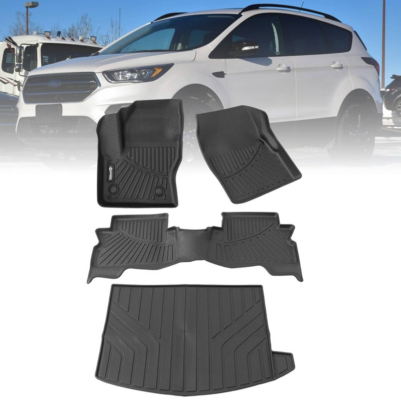 Floor Mats & Cargo Liner for Ford Escape 2013 2014 2015 2016 2017 2018 2019