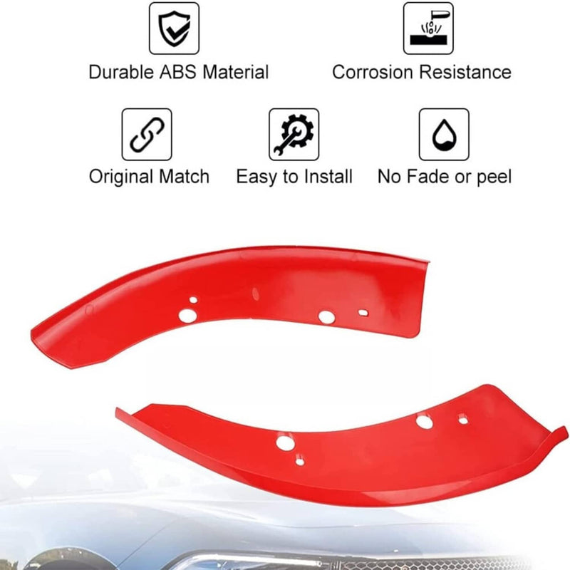 Front Bumper Lip Splitter Trim Cover for Dodge Charger SRT Scat 2015-2021