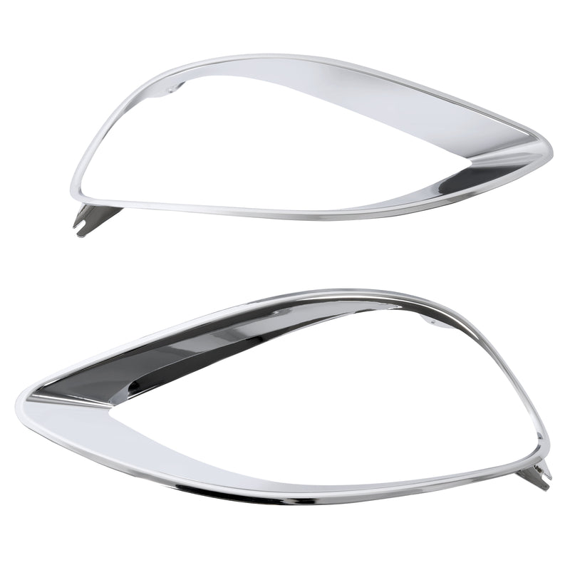 Chrome Headlight Bezel Trim Left & Right for Freightliner Columbia 2001-2017