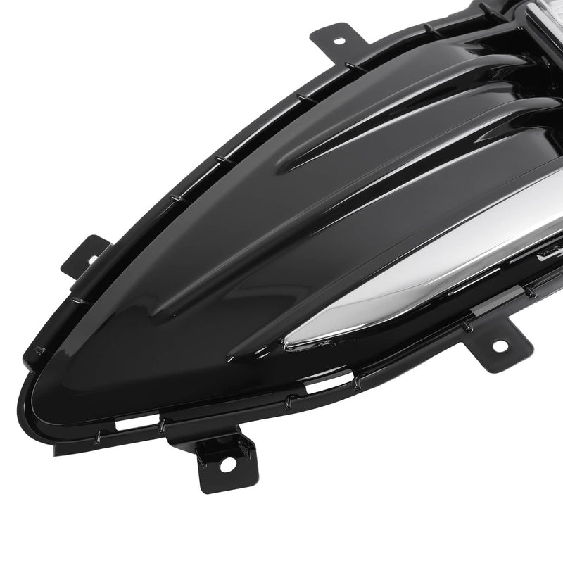 DURAFORCE LED Front Bumper Fog Lights Lamp Kit for Ford Edge 2019-2024 Cover Bezel 2PCS