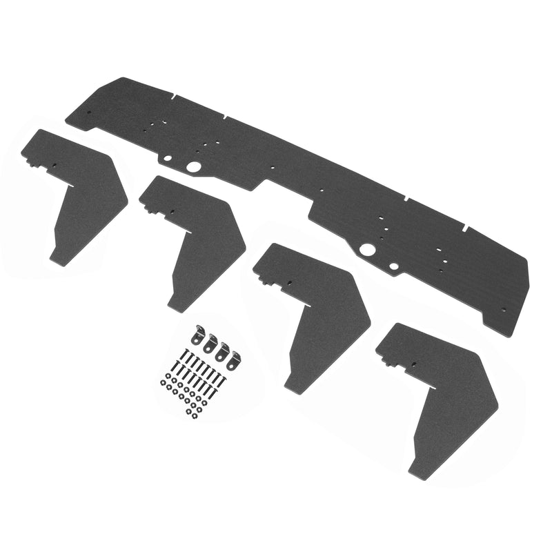 Black Rear Bumper Winglet Splitter Diffuser Fin for Subaru WRX STI 2015-21