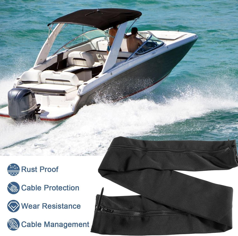ZRS-1-DP Marine Cable Hose Rigging Protector Cover 48-Inch Zippered Sleeve